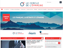 Tablet Screenshot of cercledelepargne.com